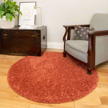 Super Soft Terra Shaggy Circle Rug