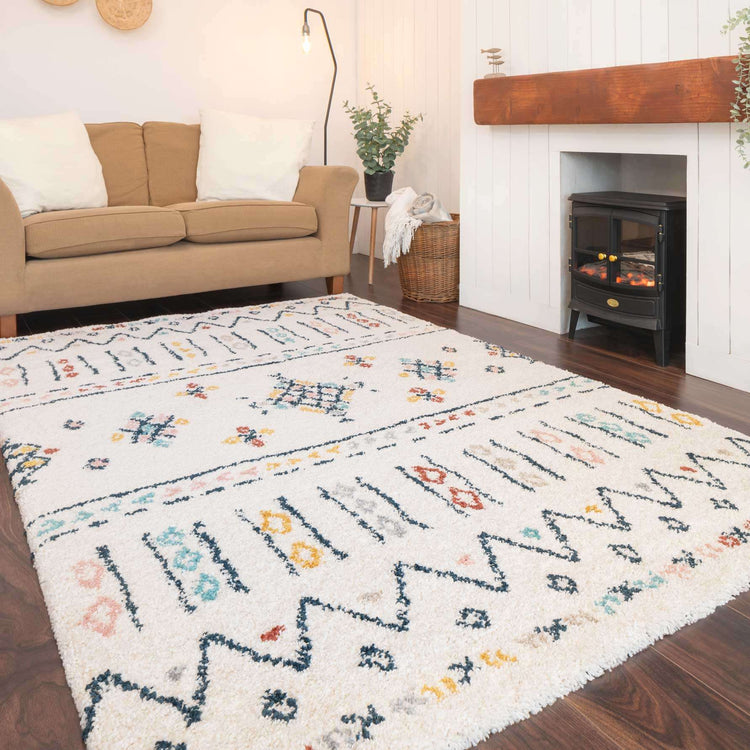 Super Soft Tribal Berber Shaggy Rug