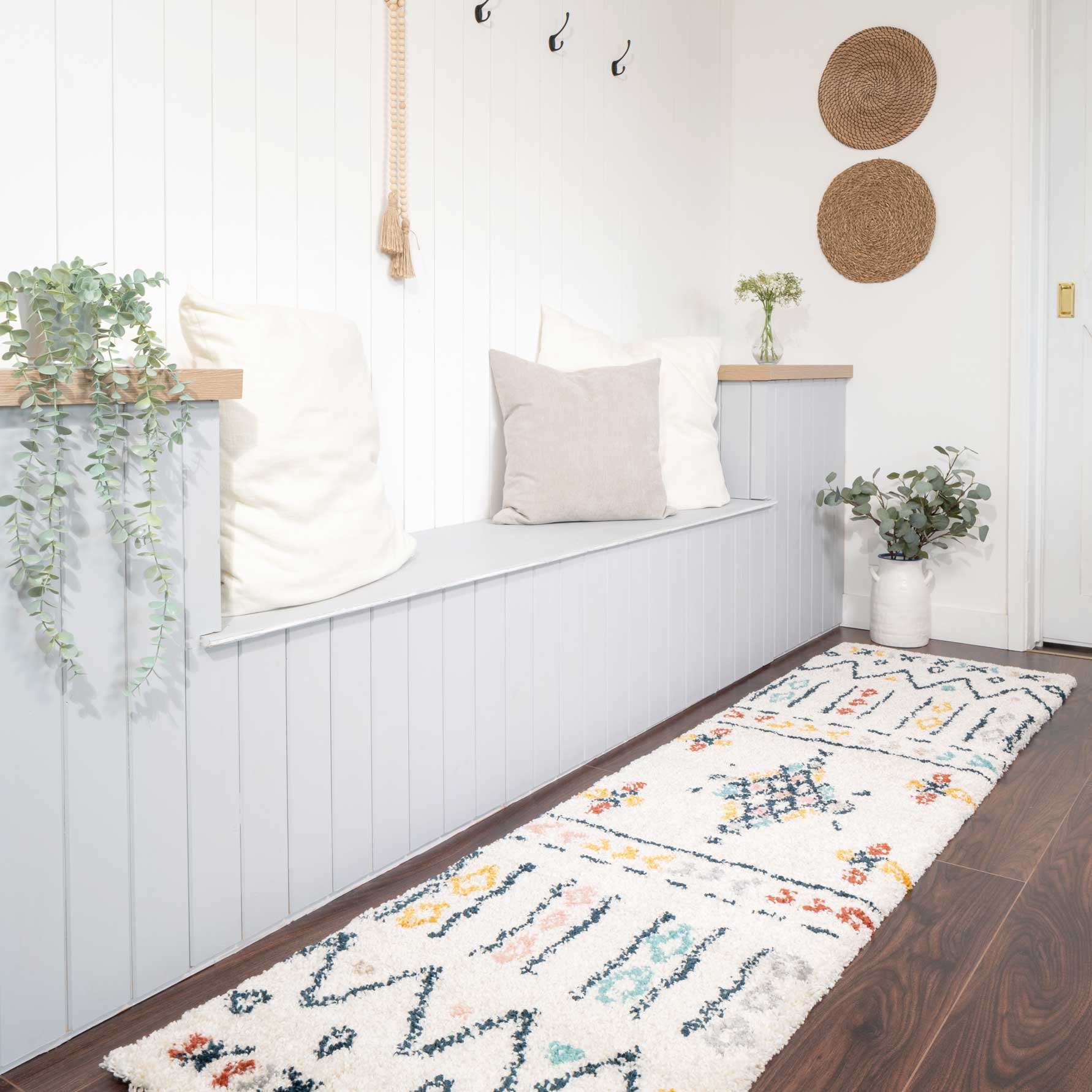 Super Soft Tribal Berber Shaggy Rug