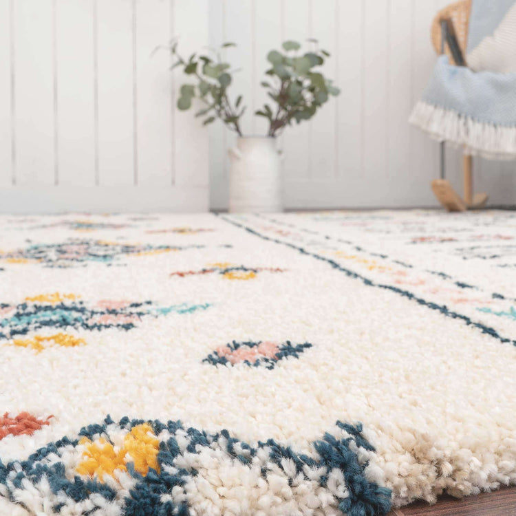 Super Soft Tribal Berber Shaggy Rug