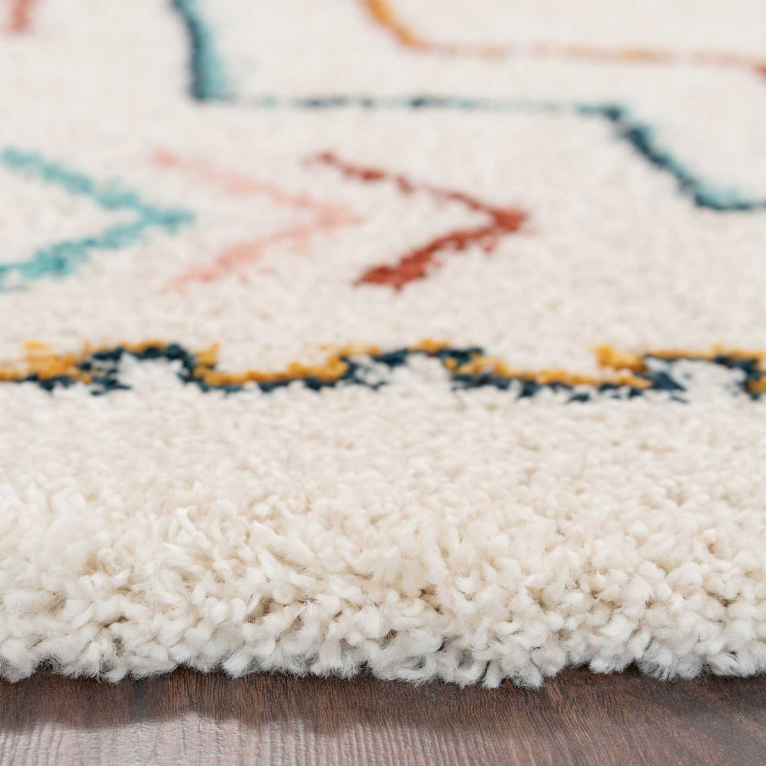 Super Soft Aztec Berber Shaggy Rug - Mallory | Living Room Rugs ...