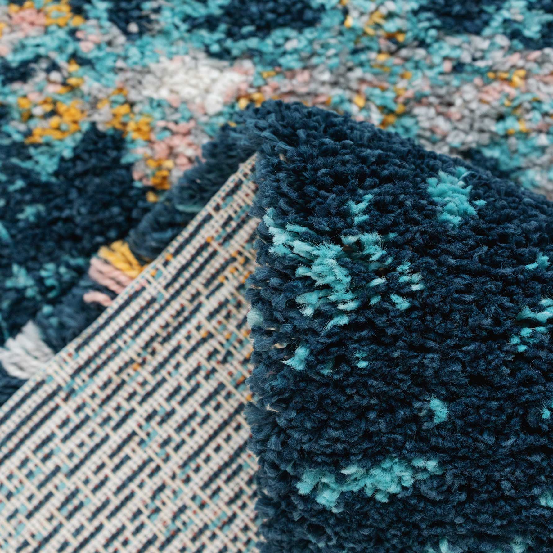 Soft Abstract Shaggy Rug - Cherish