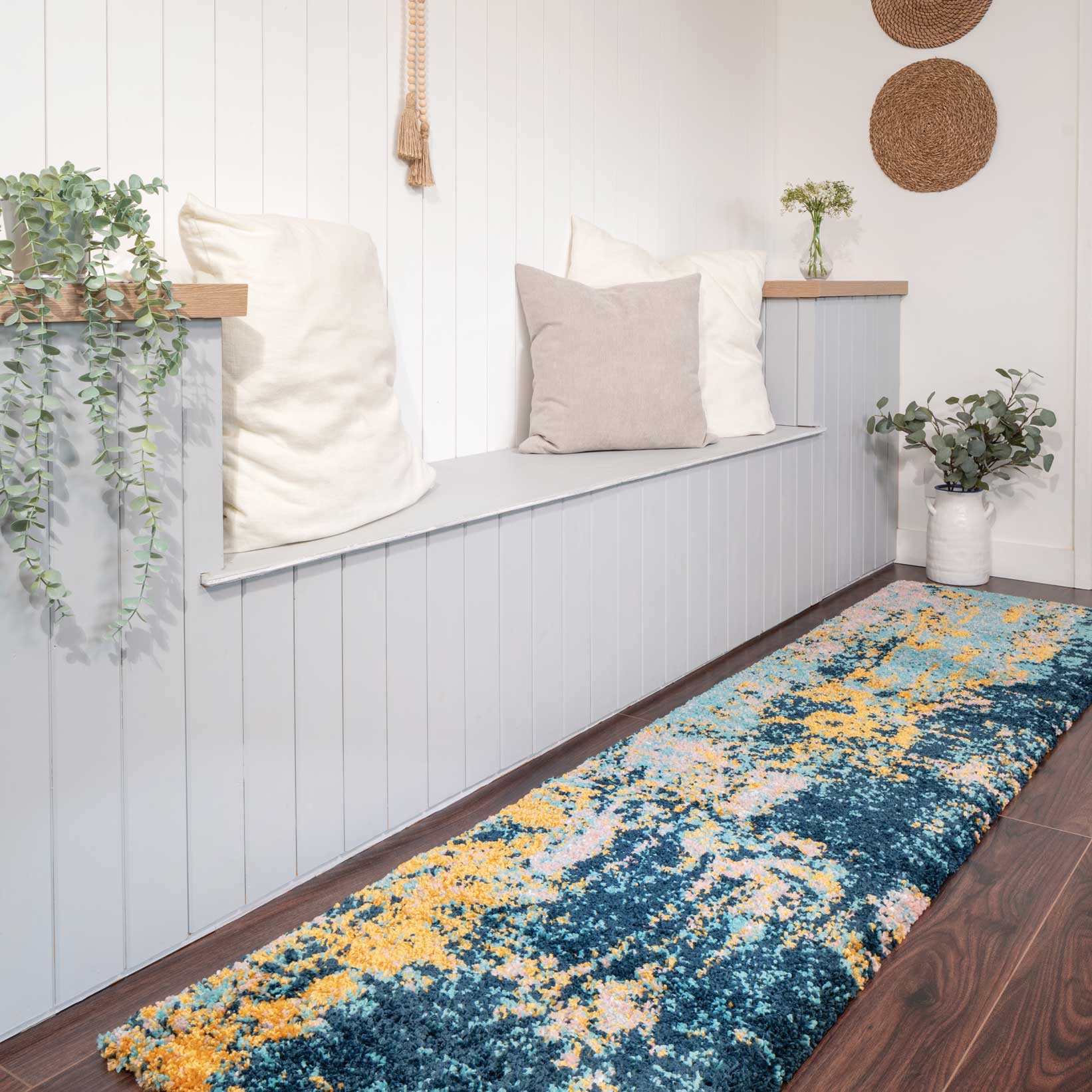 Soft Abstract Shaggy Rug - Cherish