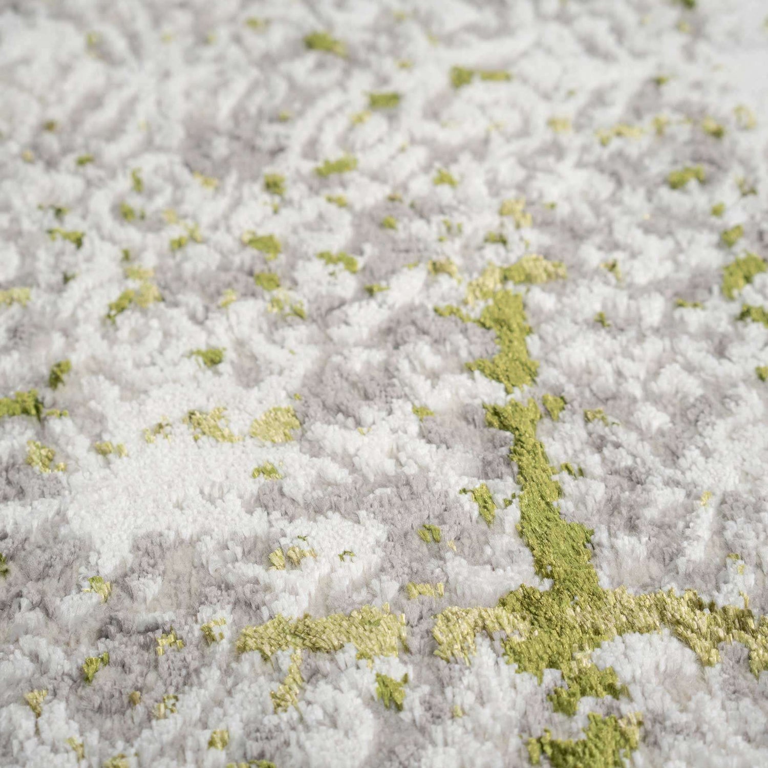 Modern Green Abstract Distressed Rugs | Living Room Rugs | Kukoon Rugs ...