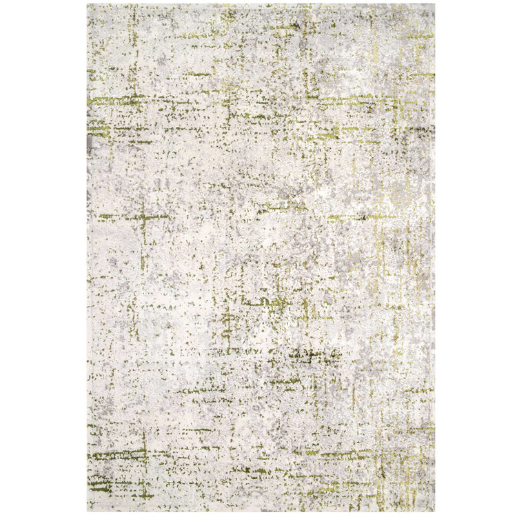Modern Green Abstract Distressed Rugs