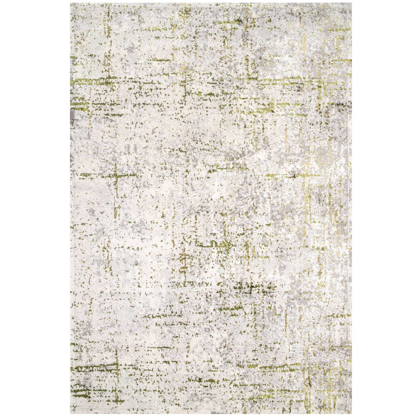 Modern Green Abstract Distressed Rugs | Living Room Rugs | Kukoon Rugs ...