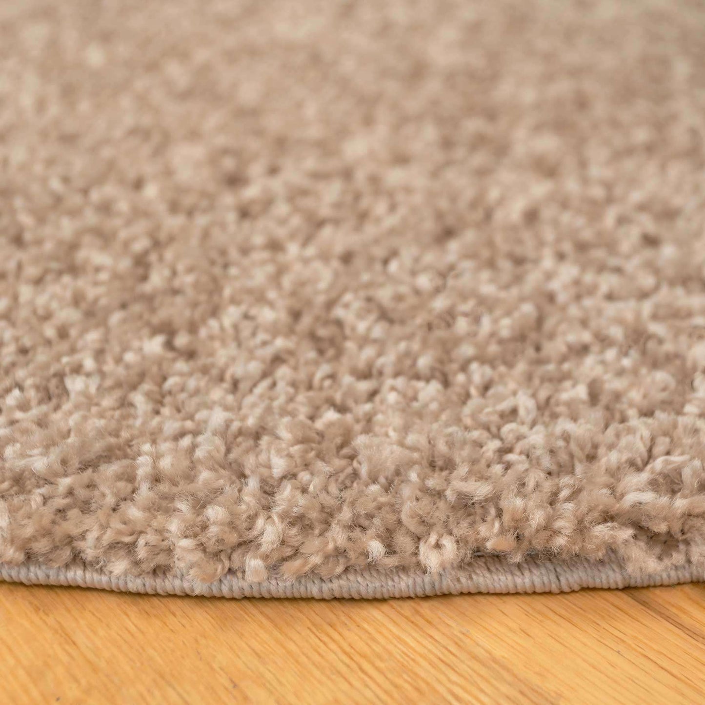 Oatmeal Shaggy Circle Rug | Living Room Rugs | Kukoon Rugs Online