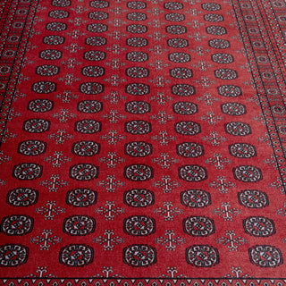 Washable Bokara Red Persian Style Rug - Mira