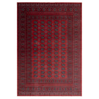 Washable Bokara Red Persian Style Rug - Mira