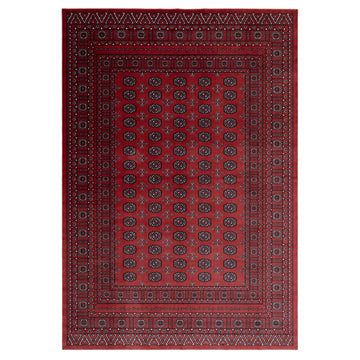 Washable Bokara Red Persian Style Rug - Mira