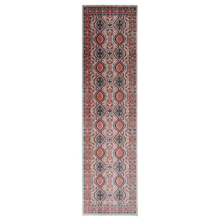Washable Multicolour Persian Style Runner Rug - Rani
