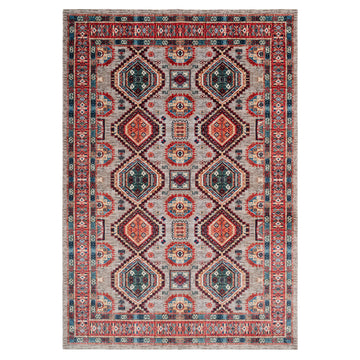 Washable Multicolour Persian Style Rug - Rani