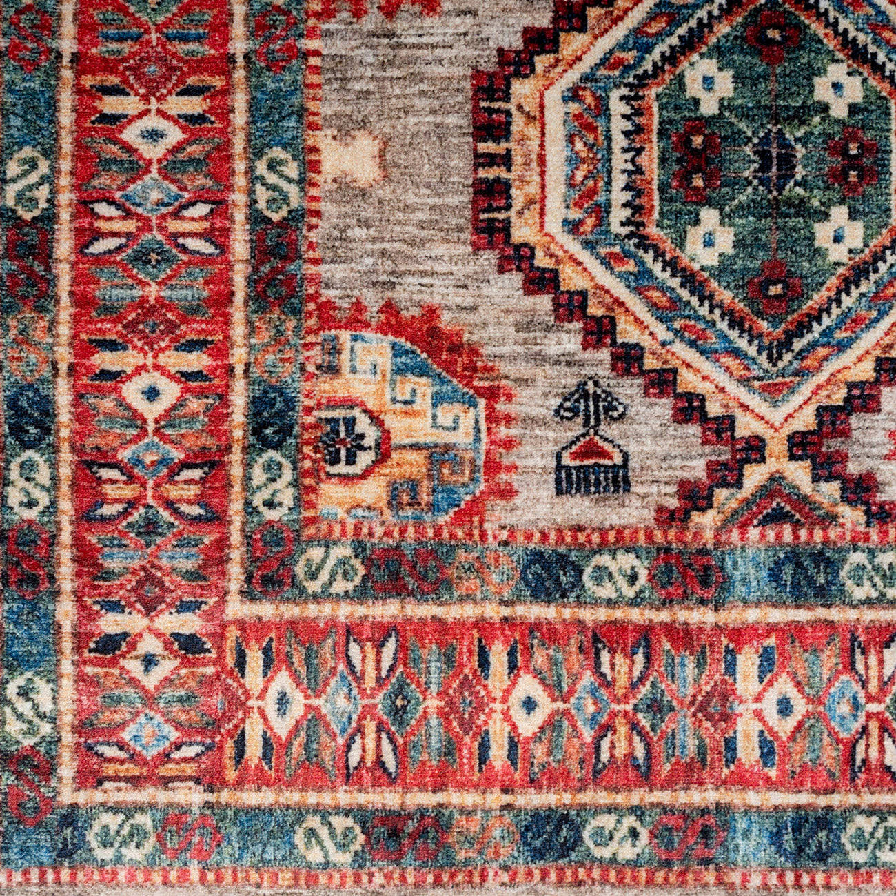 Washable Multicolour Persian Style Runner - Rani