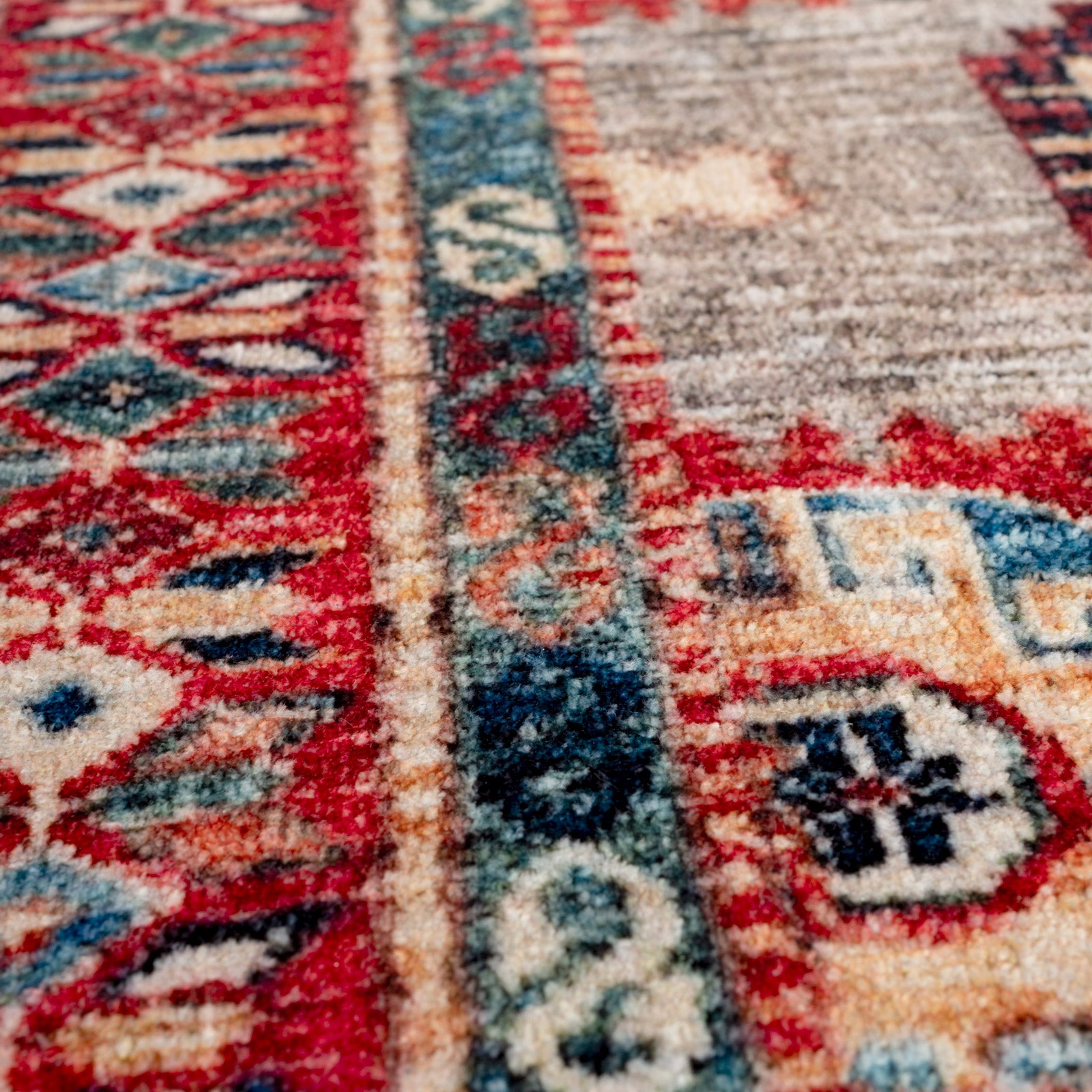 Washable Multicolour Persian Style Rug - Rani