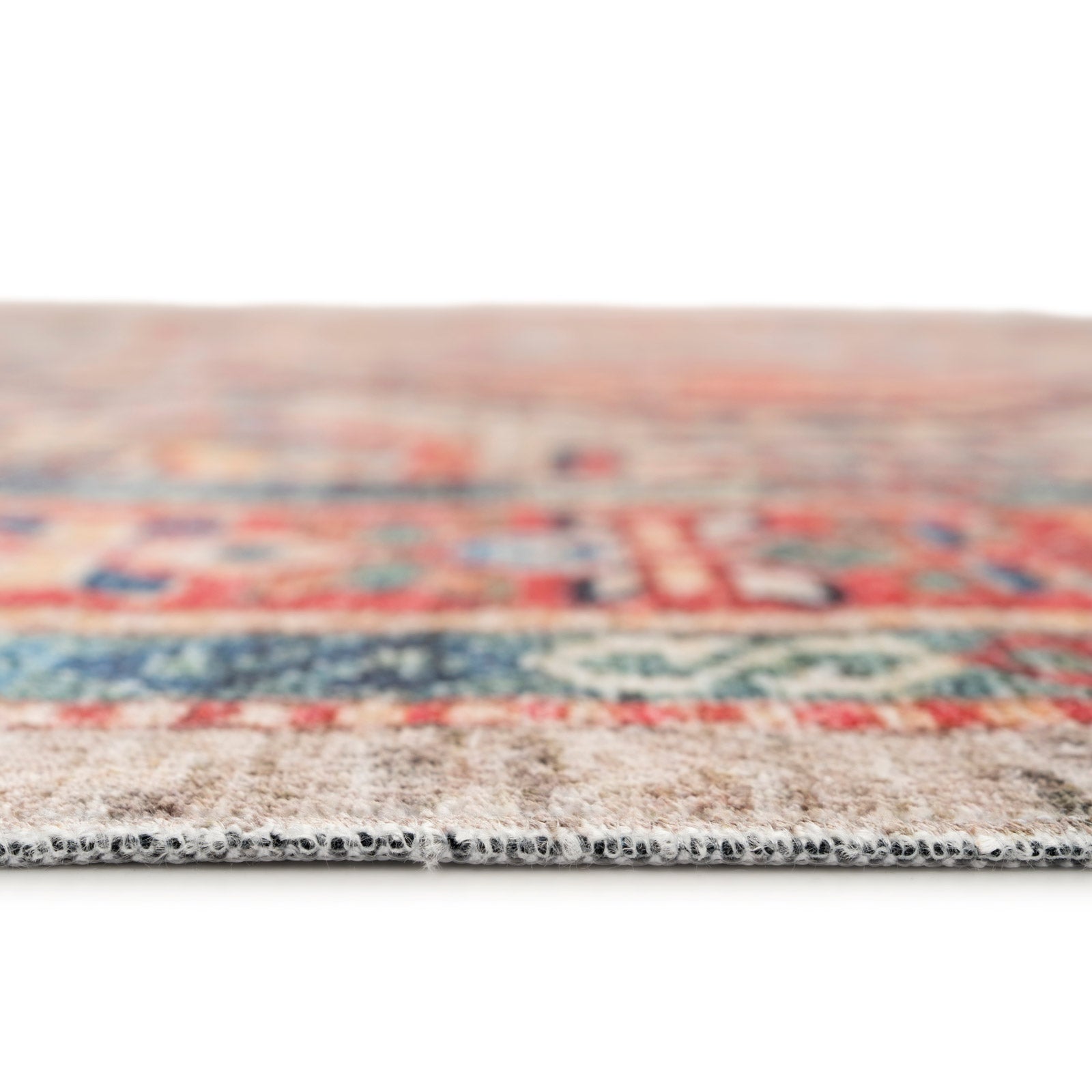 Washable Multicolour Persian Style Mat - Rani