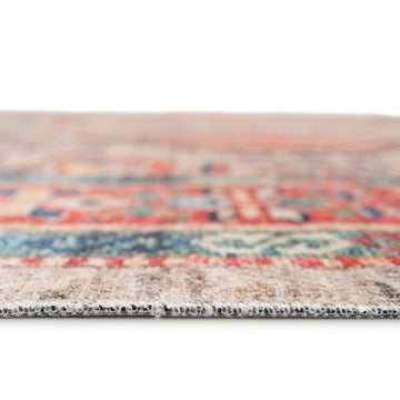 Washable Multicolour Persian Style Mat - Rani