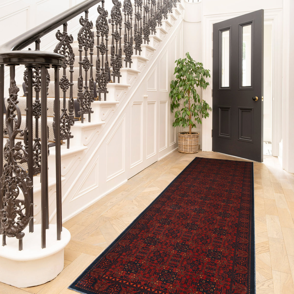 Washable Boho Persian Style Runner - Sana