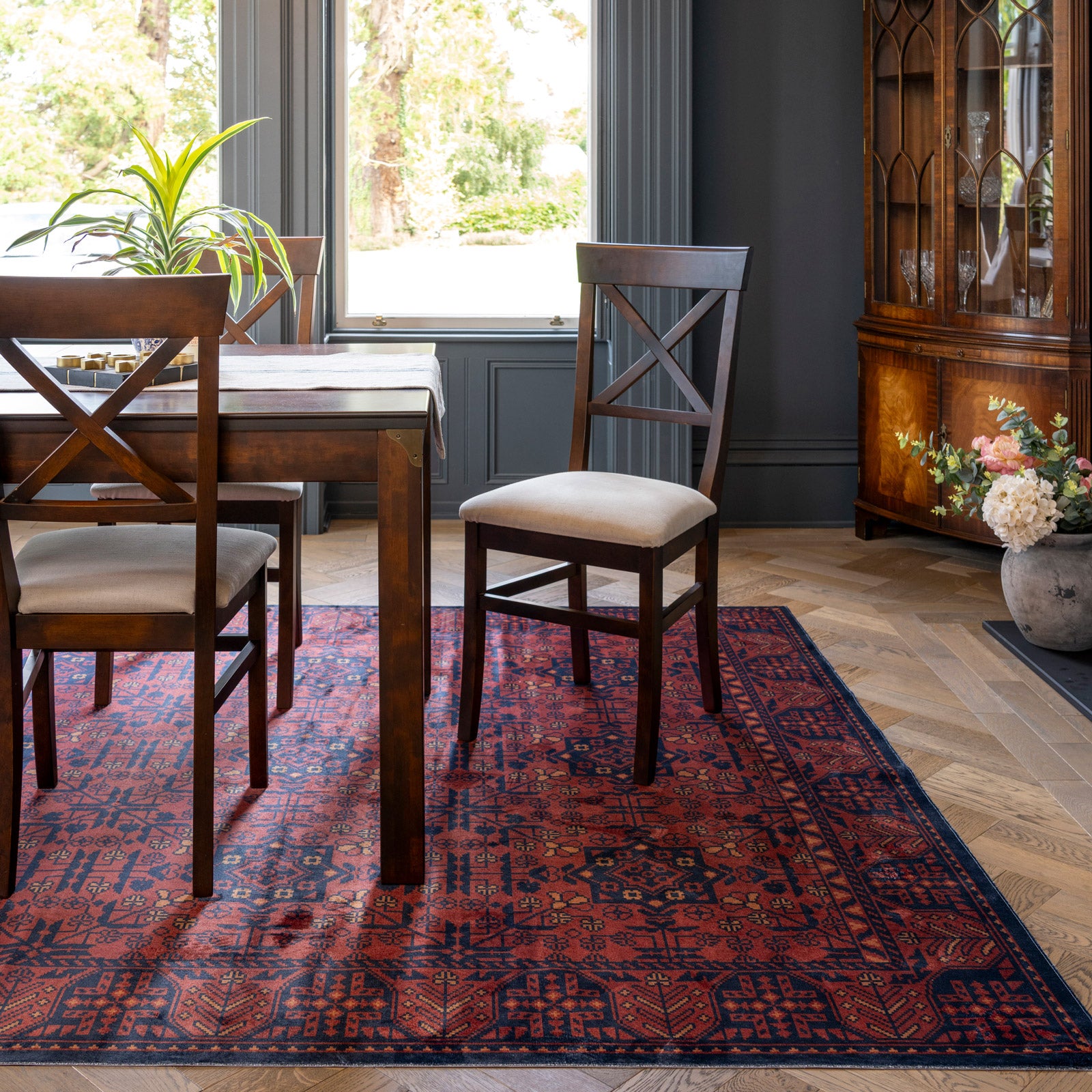 Washable Boho Persian Style Rug - Sana