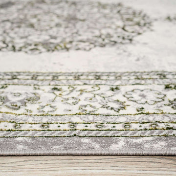 Modern Oriental Green Distressed Rugs