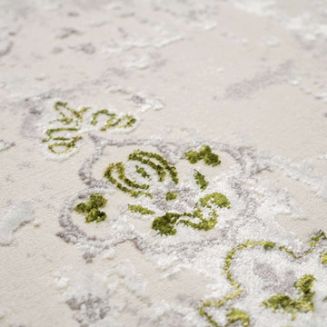 Modern Oriental Green Distressed Rugs