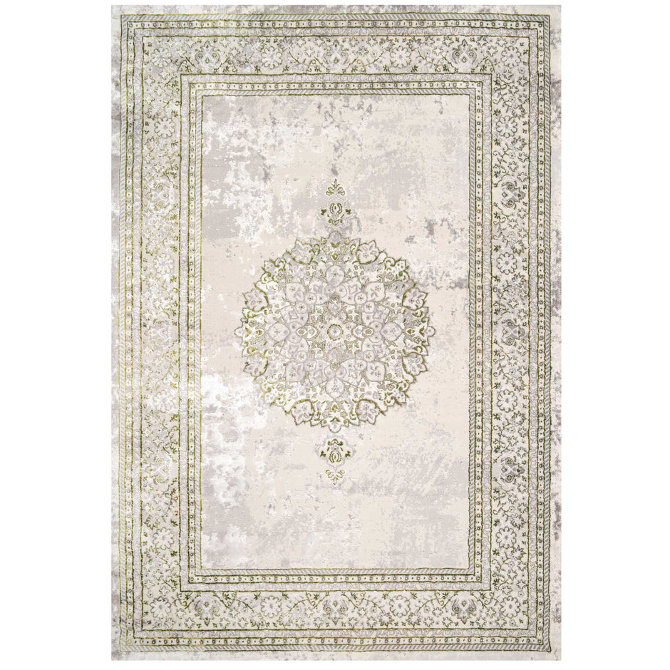 Distressed Beige Art Deco Area Rug Busby Living Room Rugs Kukoon