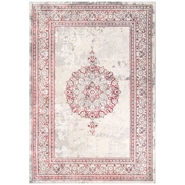 Modern Red Abstract Oriental Rugs