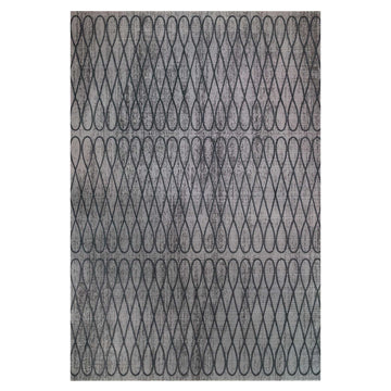 Luxury Modern Mottled Grey Rug