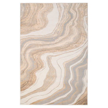 Beige Natural Layers Rug - Aliz