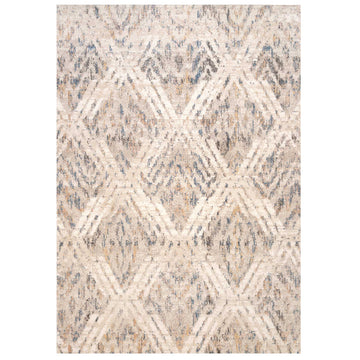 Natural Toned Diamond Living Room Rug