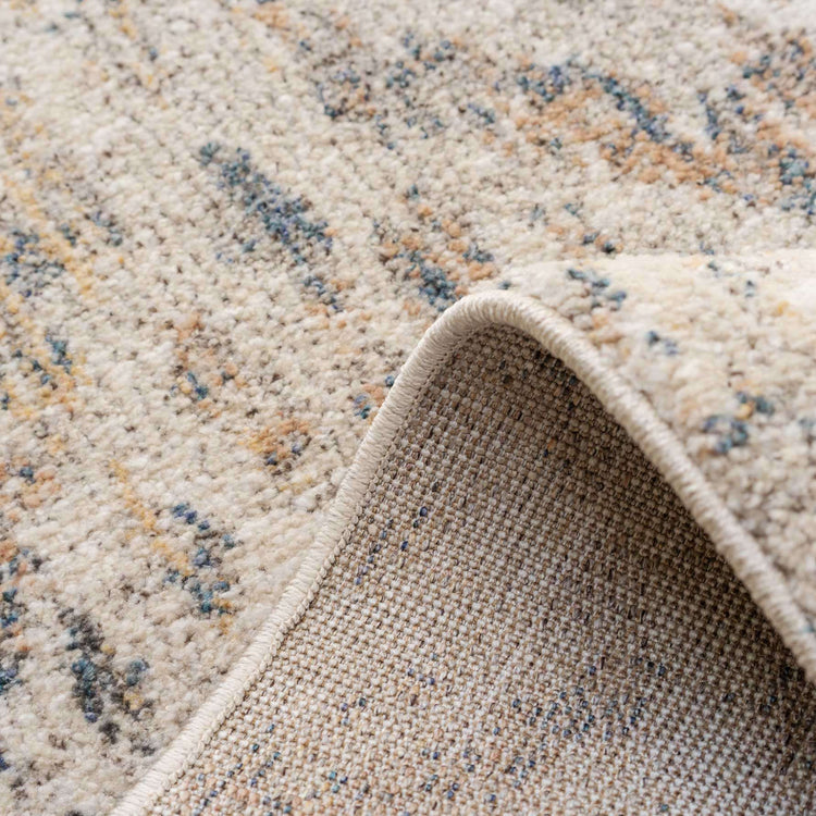 Natural Toned Diamond Living Room Rug