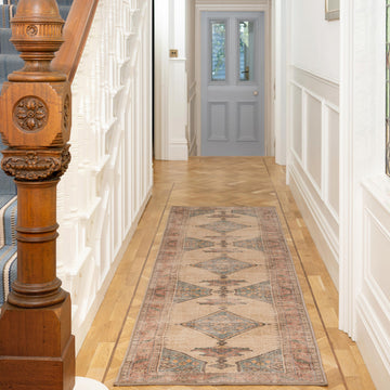 Soft Washable Multicolour Moroccan Runner - Coralie