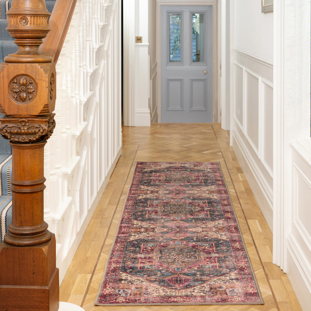 Soft Washable Multicolour Runner - Delphine