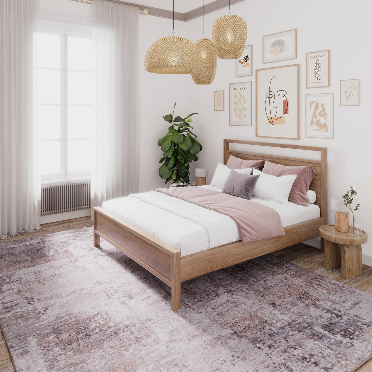 Soft Washable Distressed Greige Rug - Ernest