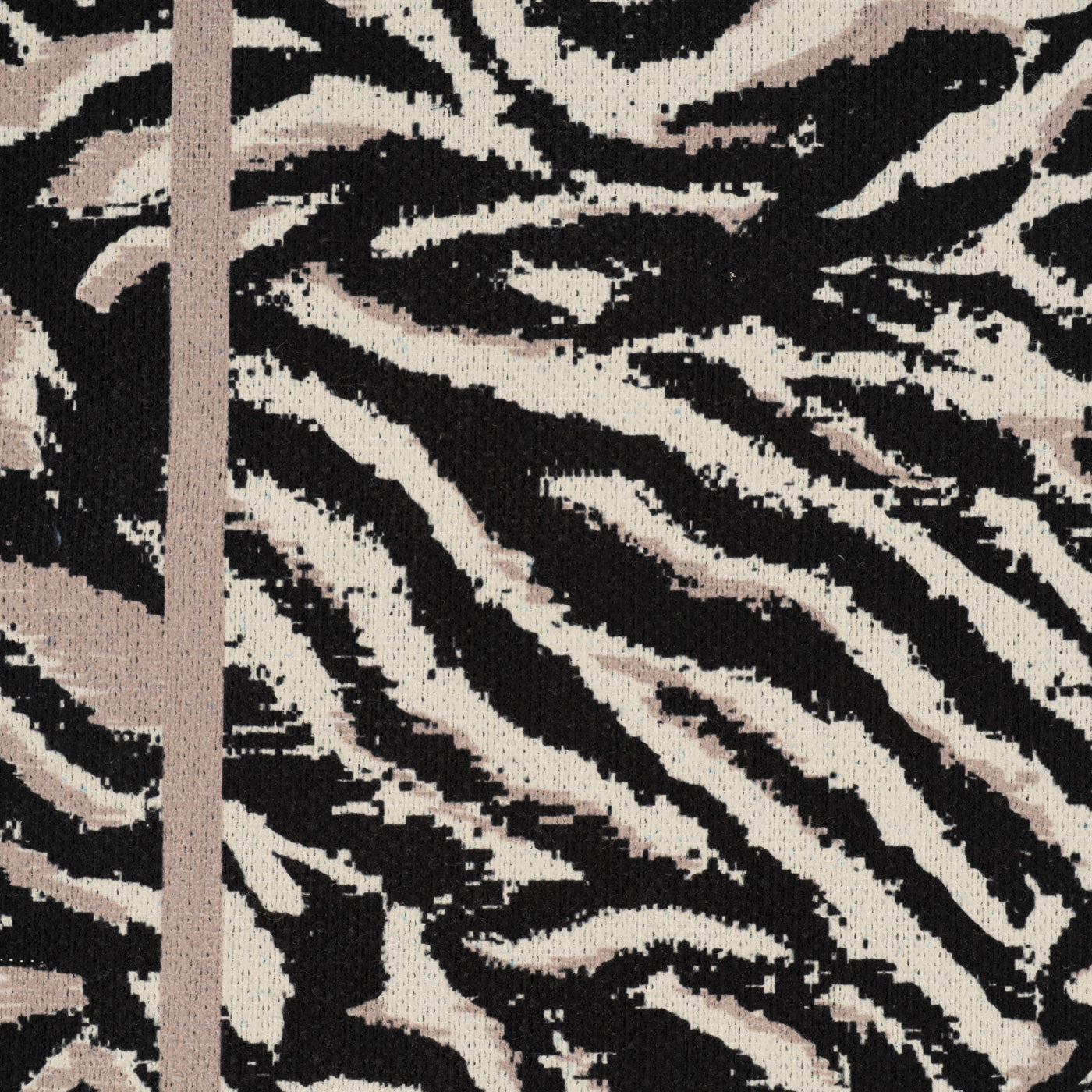 Washable Black Zebra Print Doormat - Zebra