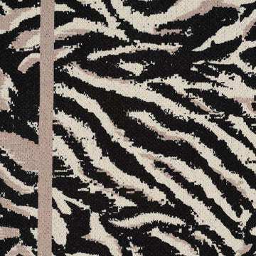 Washable Black Zebra Print Doormat - Zebra