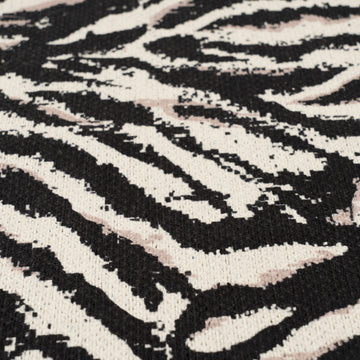 Washable Black Zebra Print Doormat - Zebra