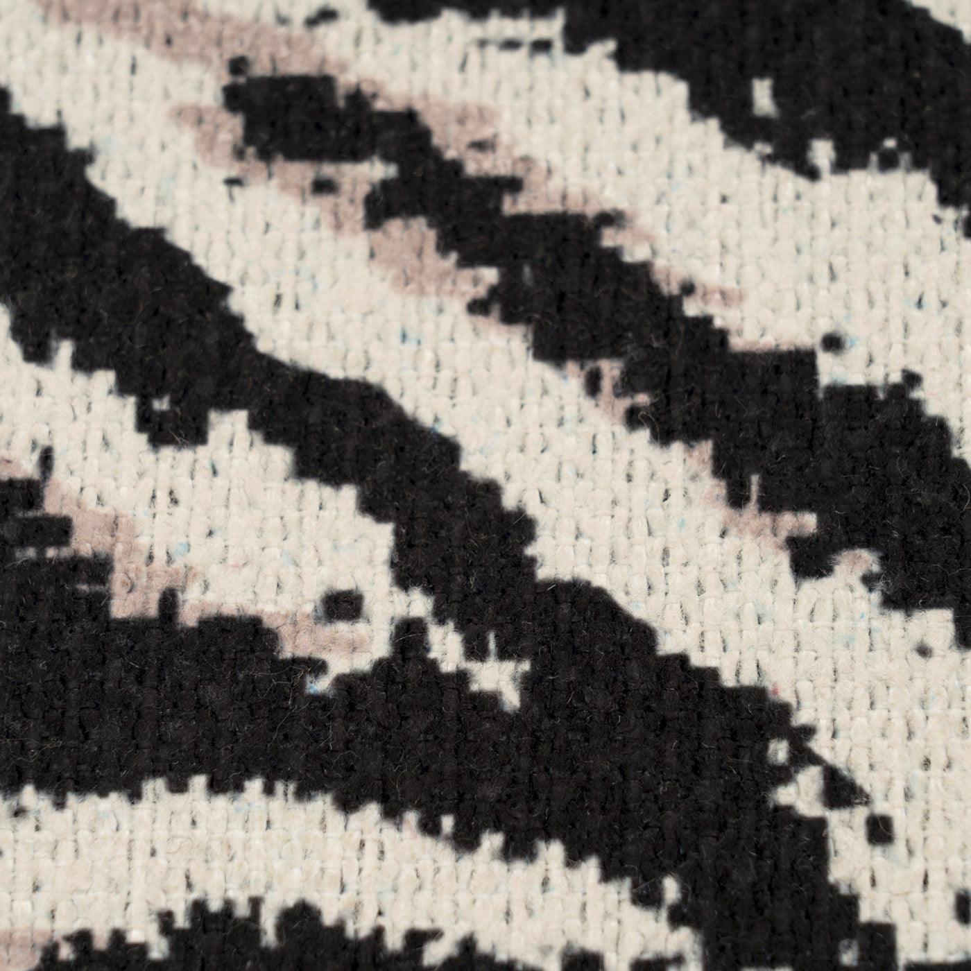 Washable Black Zebra Print Doormat - Zebra