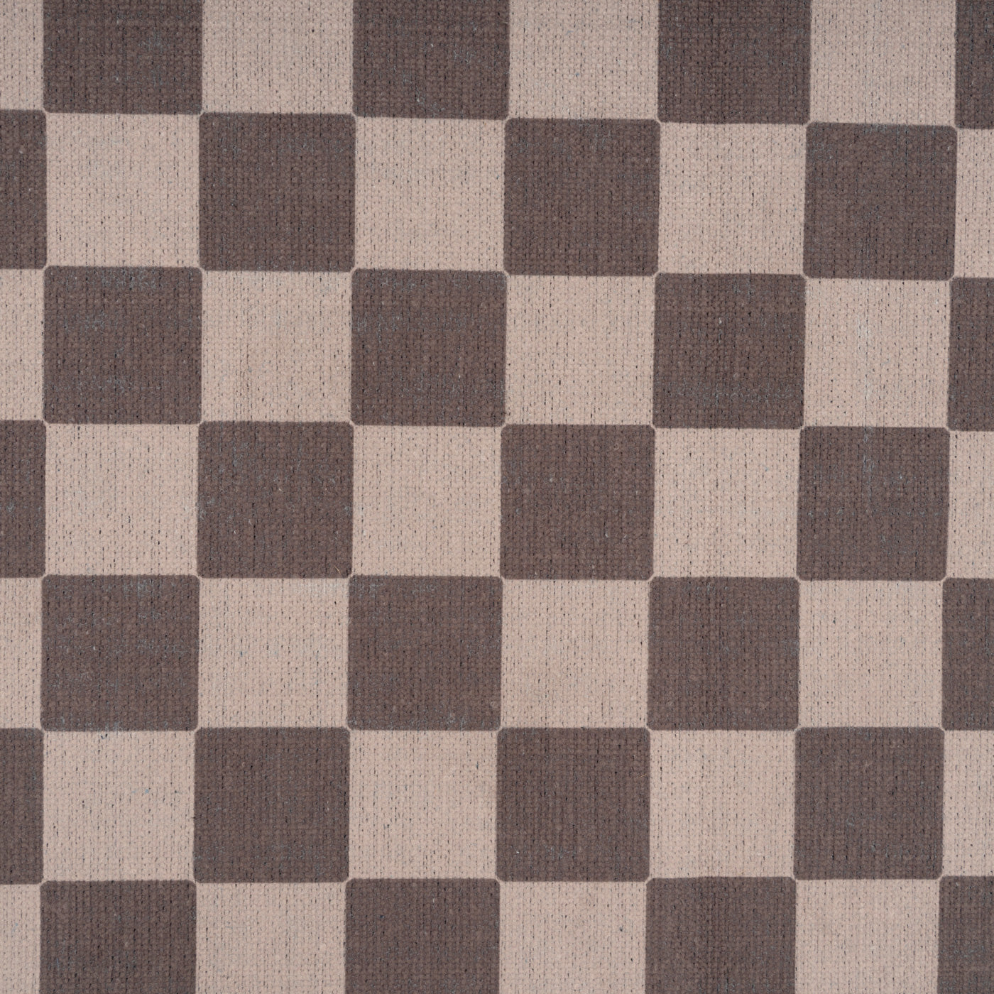 Washable Grey Checkerboard Doormat - Chess