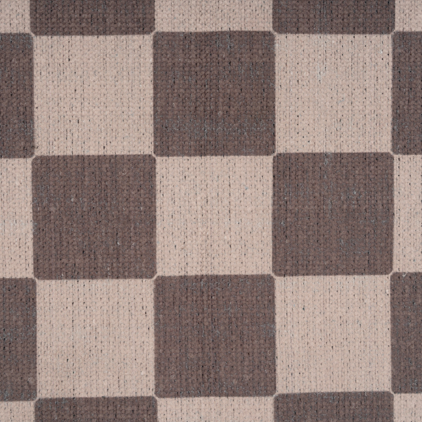 Washable Grey Checkerboard Doormat - Chess