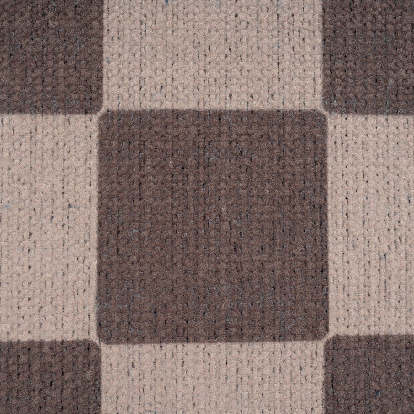 Washable Grey Checkerboard Doormat - Chess