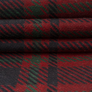 Washable Red Tartan Heritage Runner Rug - Finn