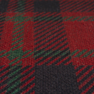 Washable Red Tartan Heritage Rug - Finn