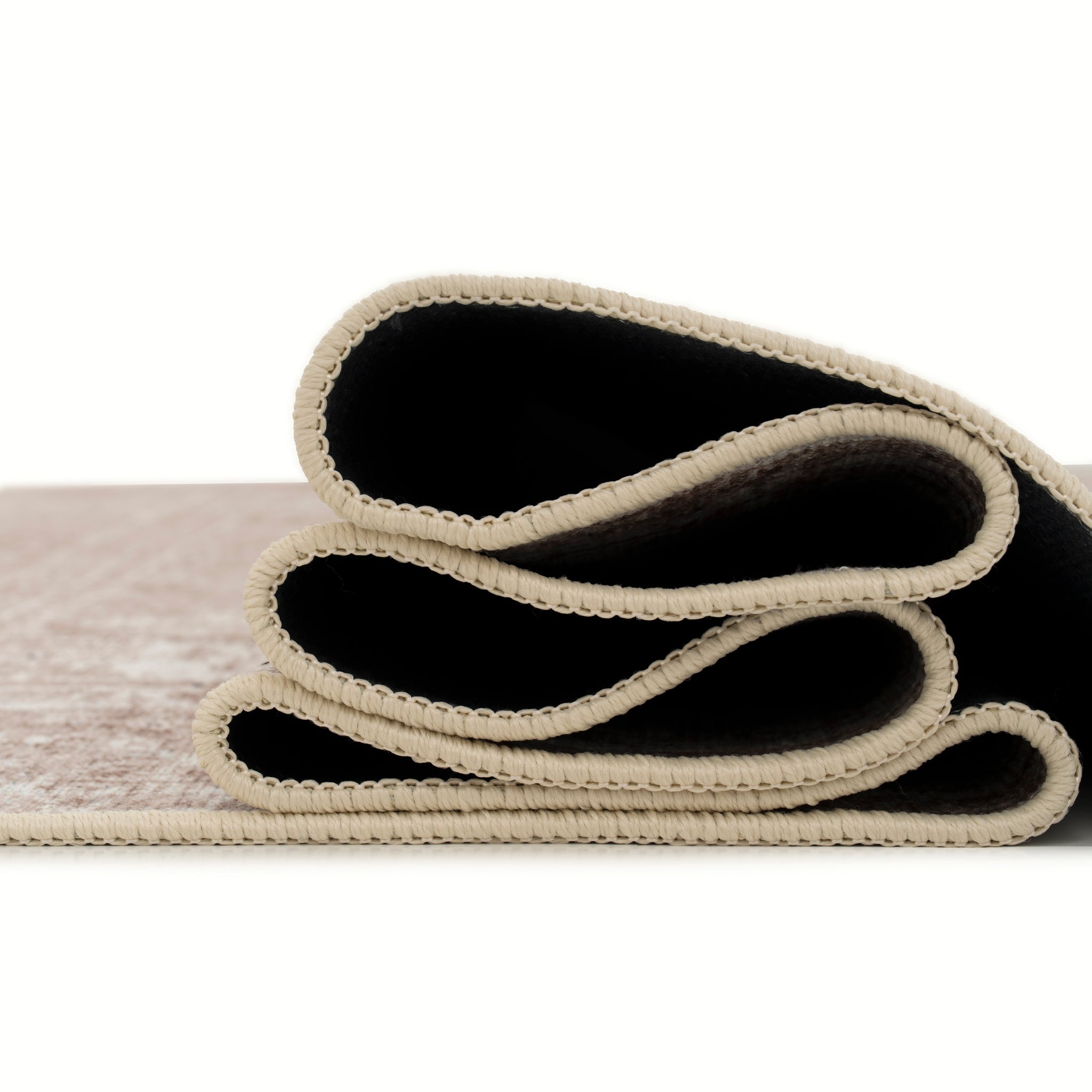 Washable Vintage Beige Runner - Isla