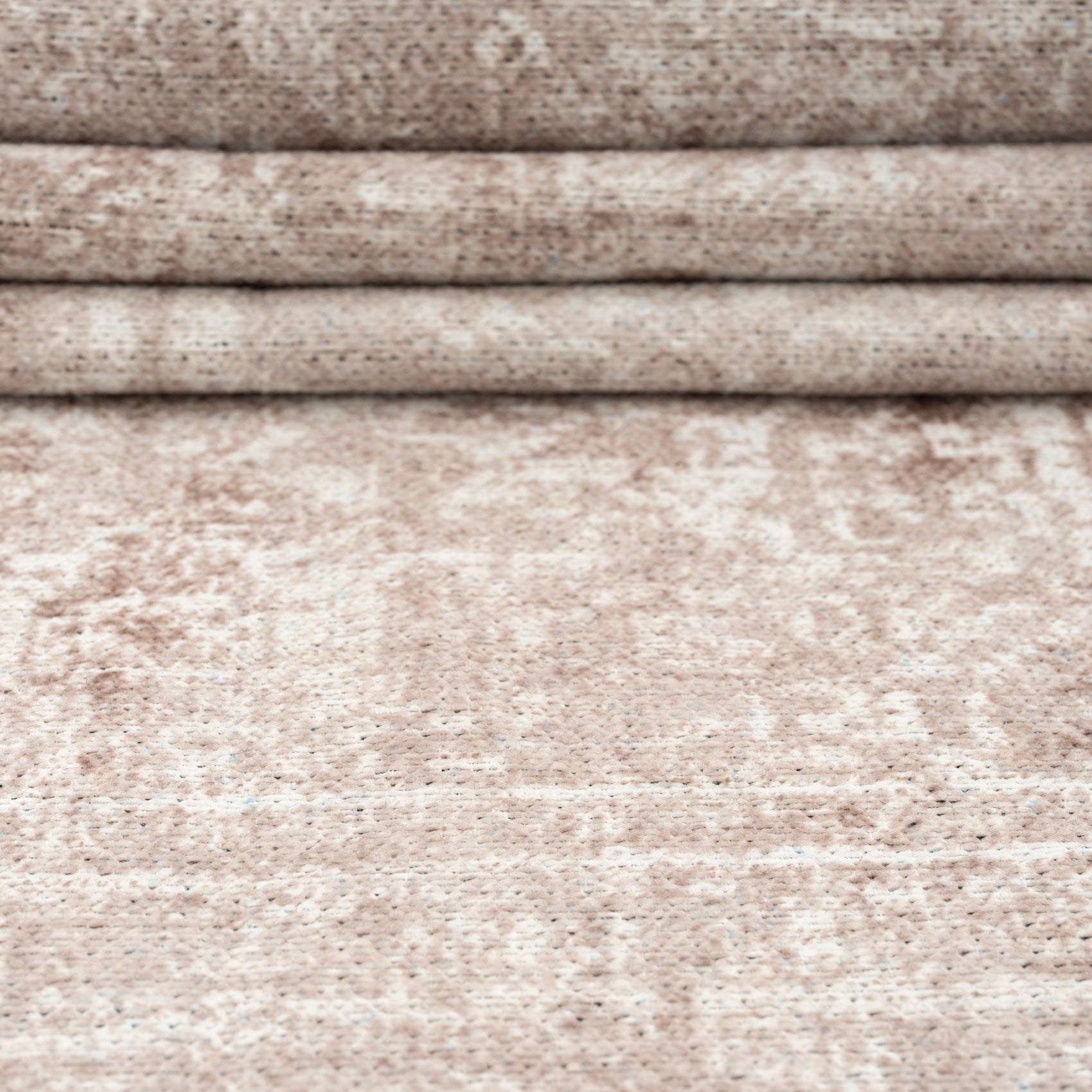 Washable Vintage Beige Runner - Isla
