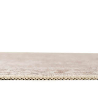 Washable Vintage Beige Runner - Isla