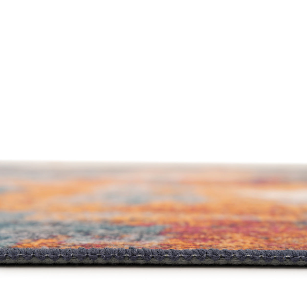 Washable Colourful Abstract Runner Rug - Nova
