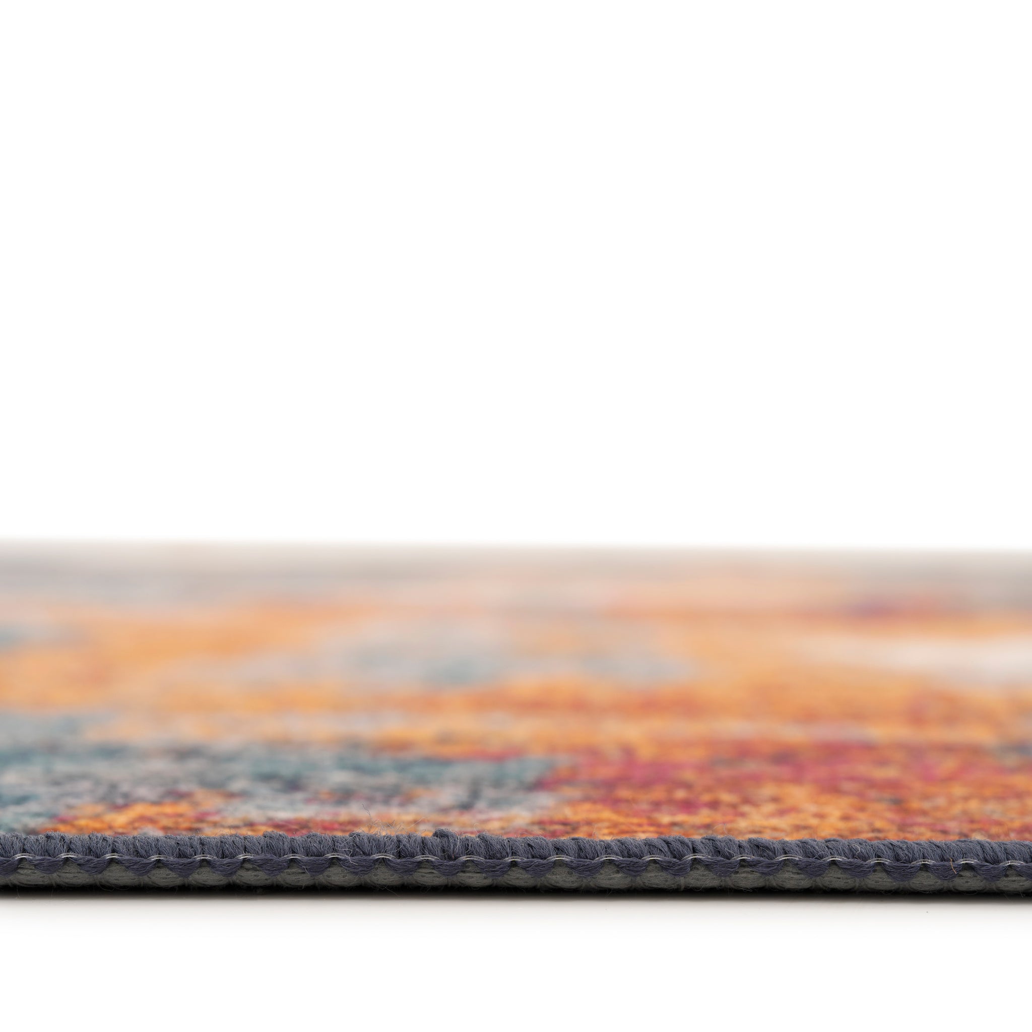 Washable Colourful Abstract Runner Rug - Nova