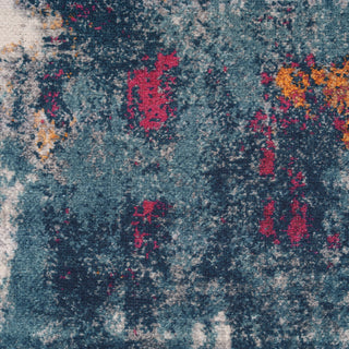 Washable Colourful Abstract Rug - Nova