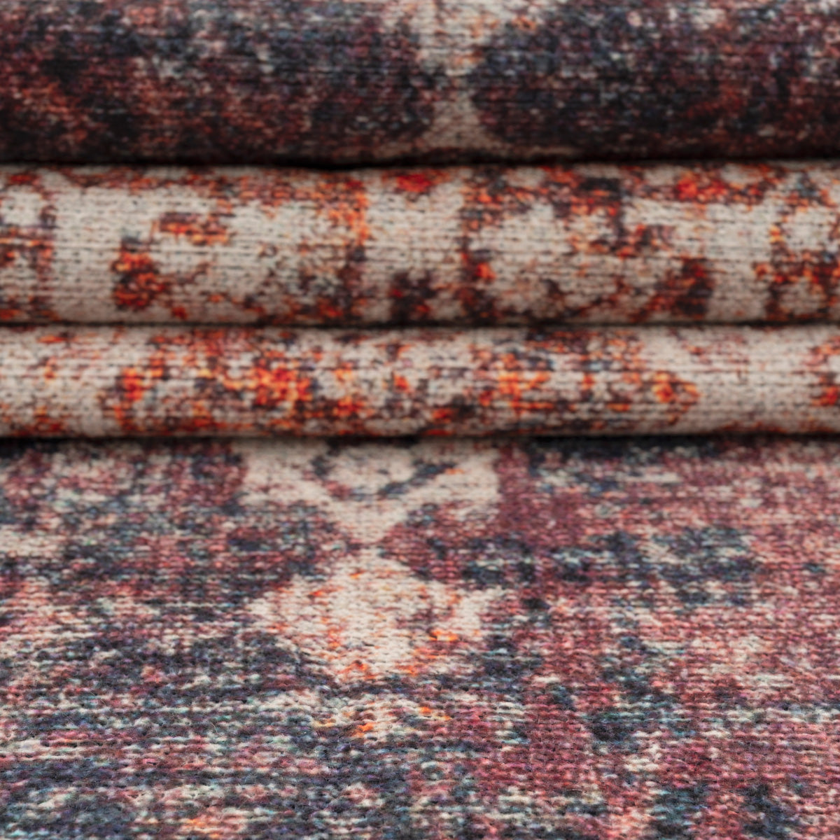 Washable Boho Distressed Runner - Opal