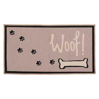 Washable Dog Bone Doormat - Woof